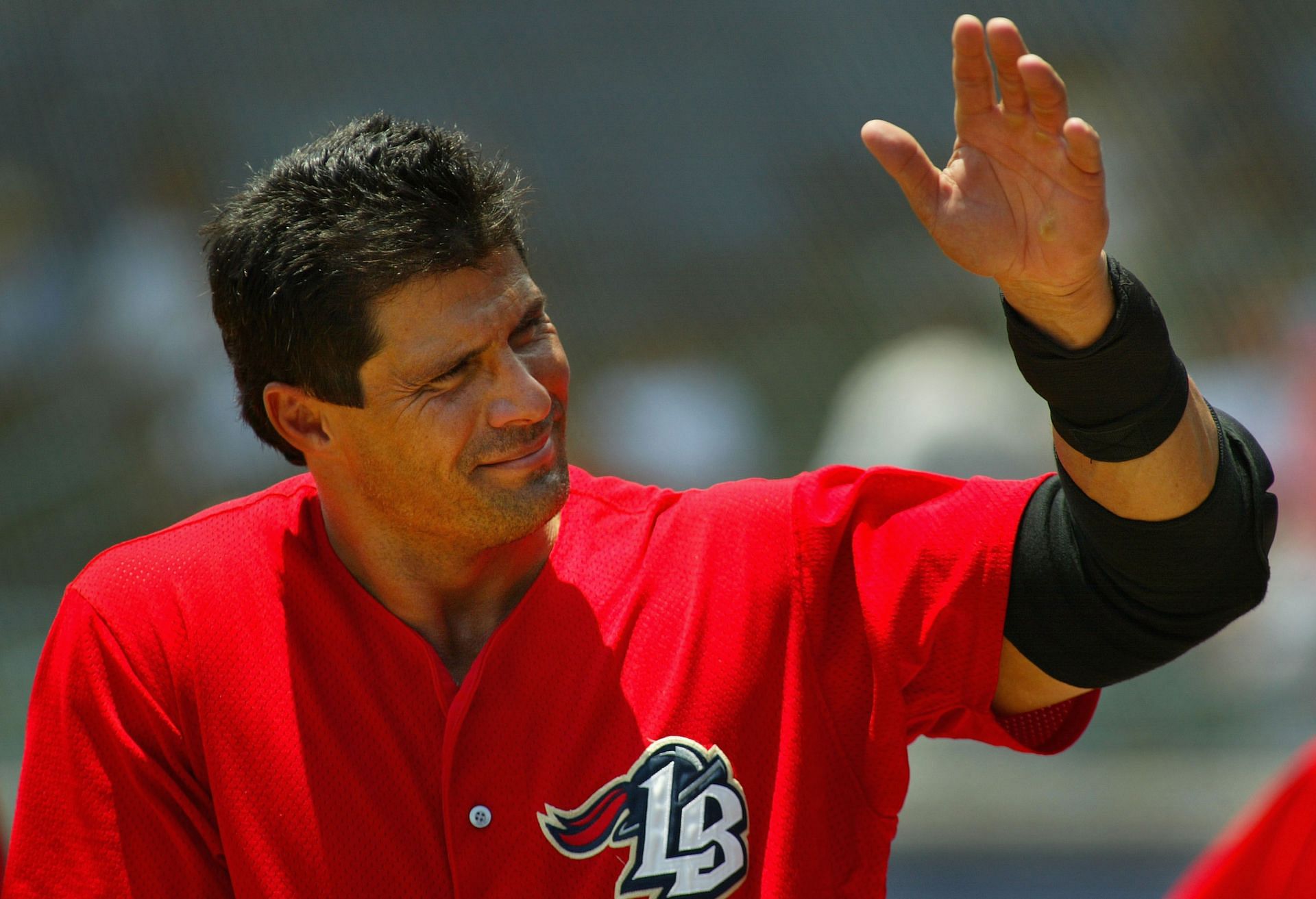 Jose Canseco plays in Golden Baseball League.